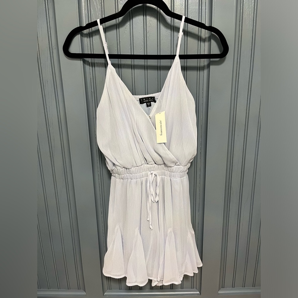 Francesca’s / Trixxi Light Blue Romper Size Small